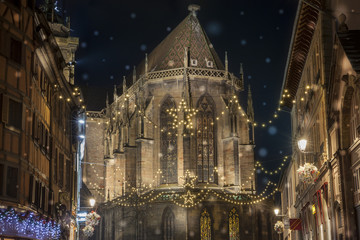 Fototapeta na wymiar ​Magie de Noël en Alsace