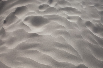 closeup white sea sand texture. picture with soft focus