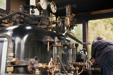 Steam Train Cab & Driver