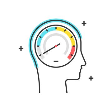 recommend clip art: Color box icon, speedometer concept