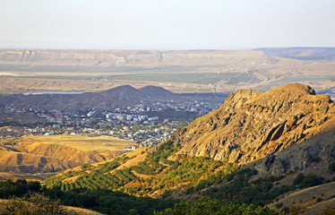 Fototapeta na wymiar View of Koktebel. Ukraine