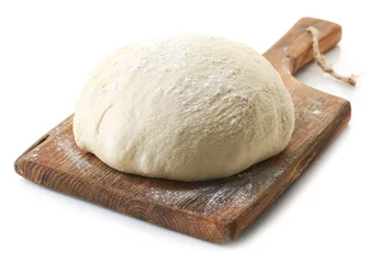Deurstickers fresh raw dough © Mara Zemgaliete