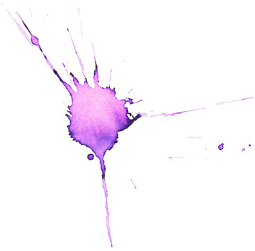 Purple Paint Splatter