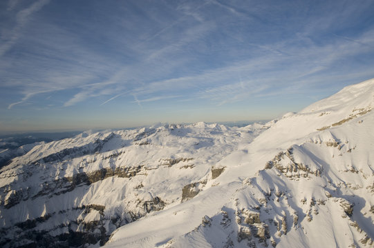views of the alps, france
