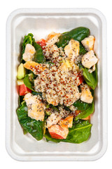 Healthy fitness salad
