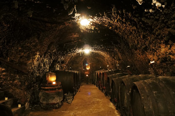 The wine cave.
