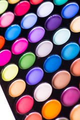 Artist palette isolated on white