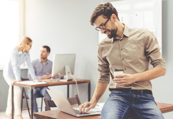 Business people working