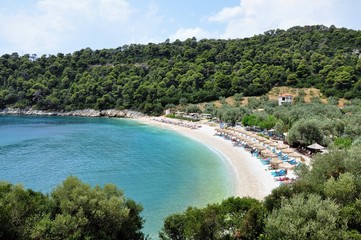 Leftis Gialos beach in greek island Alonissos