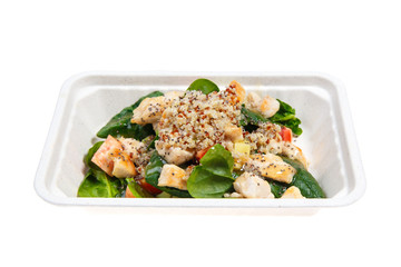 Healthy fitness salad