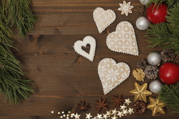 Christmas still life with honey-cake, cinnamon, badian, nuts and decorations (Canon EOS 5D Mark III, Canon EF 100mm F2.8 L IS USM Macro, 1/160, f11, ISO 400)
