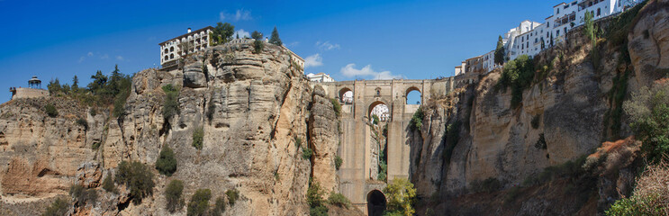 Ronda, die neue Brücke, Spanien