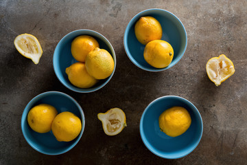 Lemons in Bowls 