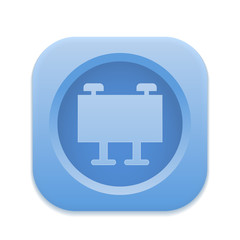 Fototapeta premium App Button - Round Square