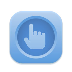 Obraz premium App Button - Round Square