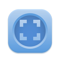 Fototapeta premium App Button - Round Square