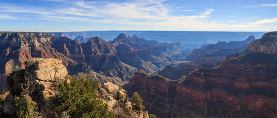 Beau paysage du Grand Canyon de North Rim, Arizona, Uni