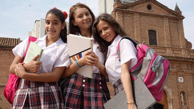 Teenage Catholic School Girls