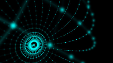 Futuristic technology cyber sphere
 connection world network, computer, fiber virtual optic cables, fibre connection, telecomunications concept background, digitally generated image.