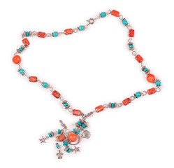 Nice jewellery isolated on the white background