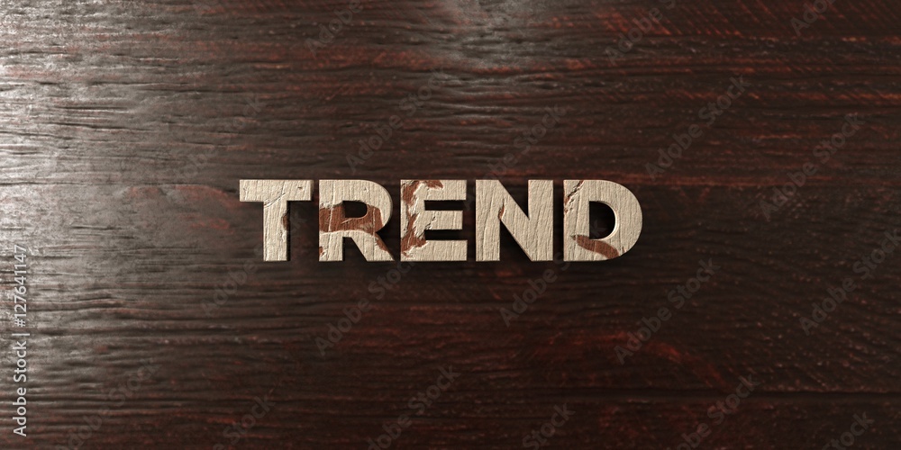 Fototapete trend - grungy wooden headline on maple - 3d rendered royalty free stock image. this image can be us