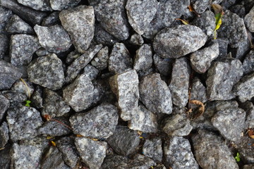 Background of rubble.