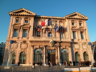 Fototapeta premium Hôtel de ville de Marseille (France)
