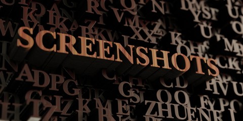 Screenshots - Wooden 3D rendered letters/message.  Can be used for an online banner ad or a print postcard.