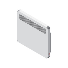 Convector Isolated Isometric Vector Illustration