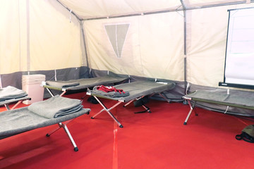 Refuge camp shelter