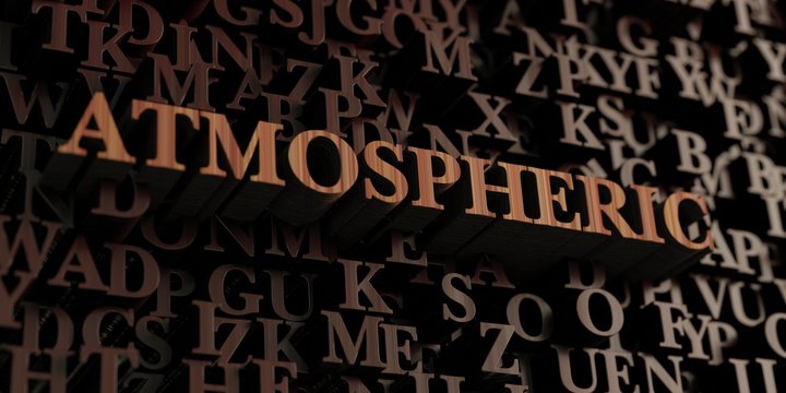 Atmospheric - Wooden 3D rendered letters/message.  Can be used for an online banner ad or a print postcard.