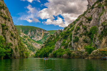 Fototapeta Matka canyon in macedonia near skopje obraz