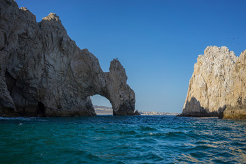 Rock Formations around the Arch in Cabo San Lucas, Mexico.