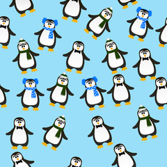 cute Christmas penguin