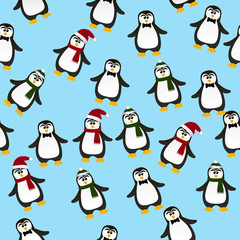 cute Christmas penguin