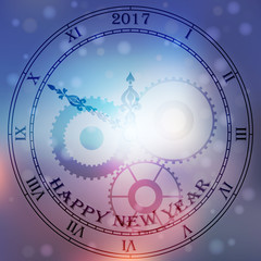 Fototapeta premium antique clock fac