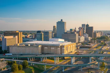Foto auf Acrylglas Aerial view of downtown Memphis © f11photo
