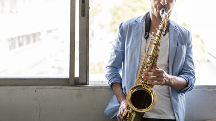 Saxophone Symphony Musician Jazz Instrument Concept © Rawpixel.com