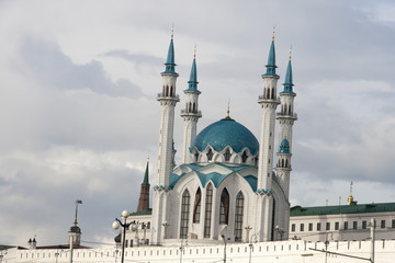 Fototapeta na wymiar kul sharif mosque in kremlin,kazan,russian federation