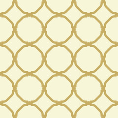 Fototapeta premium Seamless vector golden ornament in arabian style. Pattern for wallpapers and backgrounds