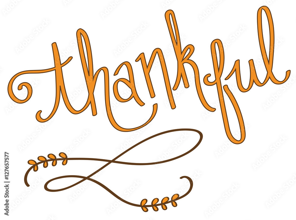 Sticker Thankful Thanksgiving