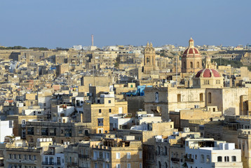 Fototapeta na wymiar Senglea in the Grand Harbor area,Malta