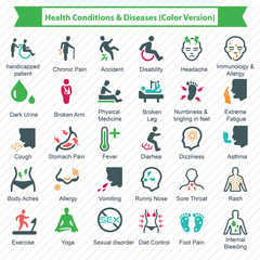 Health Conditions & Diseases (Color Version)