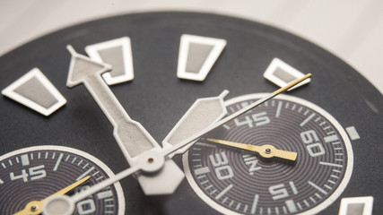 Detail of watch machinery.