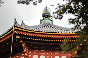 Fototapeta premium Sacred fetish on the Japanese pinnacle