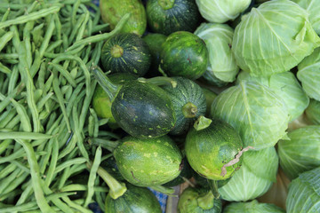 fresh vegetables selling at the street shop