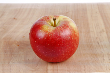 The red apple, close-up