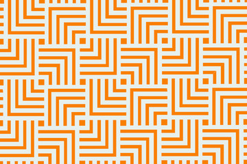 Orange geometric pattern background design | Abstract modern art decorative  - 127662597