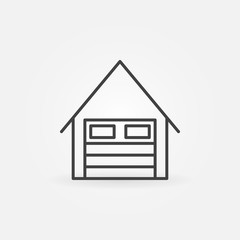 Garage linear icon