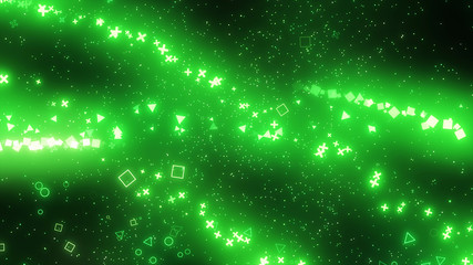 図形キラキラパーティクル